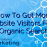 How To Get More Website Visitors From Organic Search
